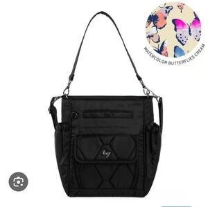 Lug Toss Shoulder Bag W/additonal Crossbody Strap